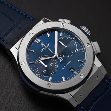 hublot titanium blue.